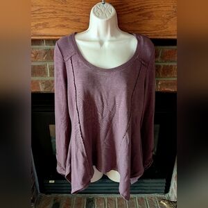 Knox Rose Purple Long SleeveSuper Comfortable Sweatshirt Size Medium